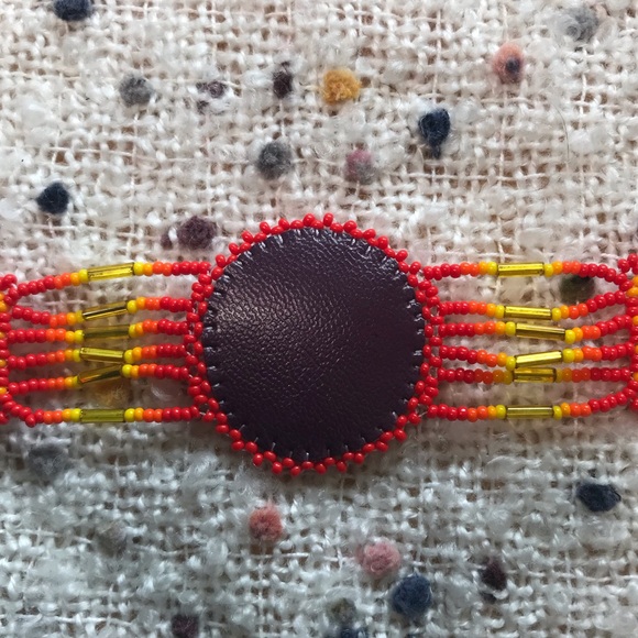 Handmade Woven Beaded Bracelet - Picture 8 of 12